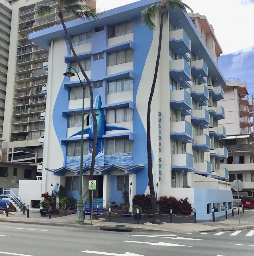 Holiday Surf Hotel Honolulu Bagian luar foto